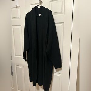 Oversized Black Long Cardigan (Target)